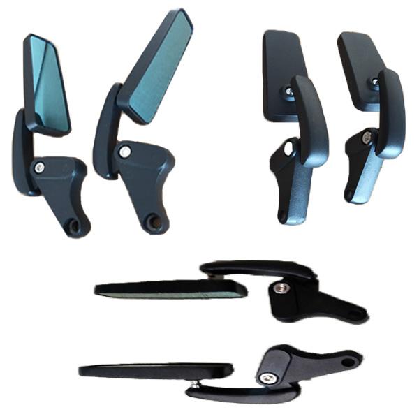 サイドミラー 2個セット アルミ削り出し ローポジション ローフォルム