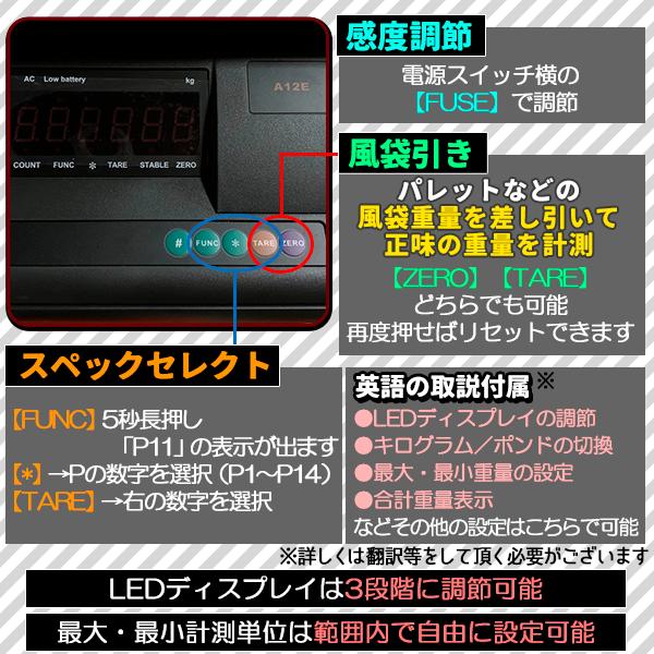 パレットスケール フロアスケール U字型 2t 2000 台はかり 大型 パレットスケール フロアスケール U字型 2t 2000 台はかり 大型