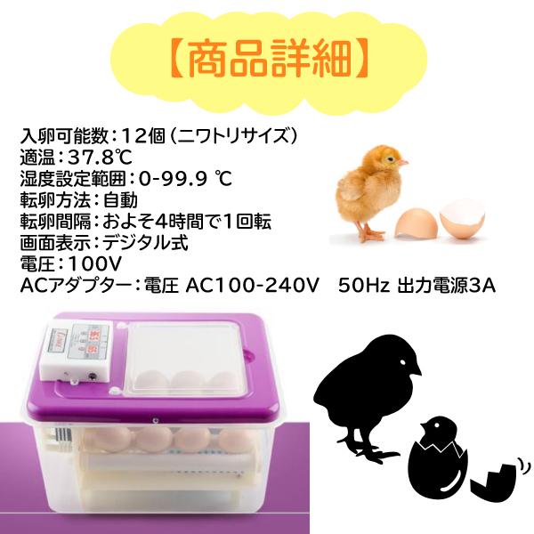 全自動孵卵器 12個 ニワトリ 孵卵 ふ卵 孵化 ふ化 器 機 装置 全自動孵卵器 12個 ニワトリ 孵卵 ふ卵 孵化 ふ化 器 機 装置