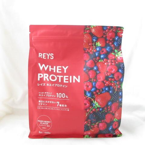 REYS レイズ ホエイプロテイン ミックスベリー風味 1000g ( プロテイン REYS ホエイプロテイン ミックスベリー風味 1000g