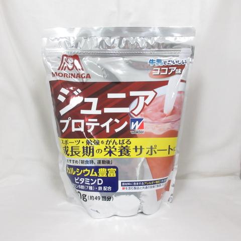 ☆新品 森永製菓 ウイダー ジュニア プロテイン ココア味 約49