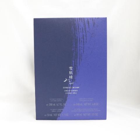 雪肌精みやび　ドリームコフレ
オリジナルボックスケースとエコバッグ 雪肌精 みやび×クリスマスコフレ2023】羽生結弦選手コラボの