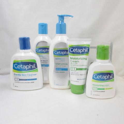 お得な5点セット!) Cetaphil セタフィル スキン&ボディケア ( 洗浄料×2