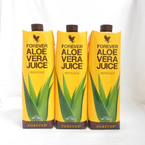 3本セット) フォーエバー FLP アロエベラ ジュース 1L 1000mL 