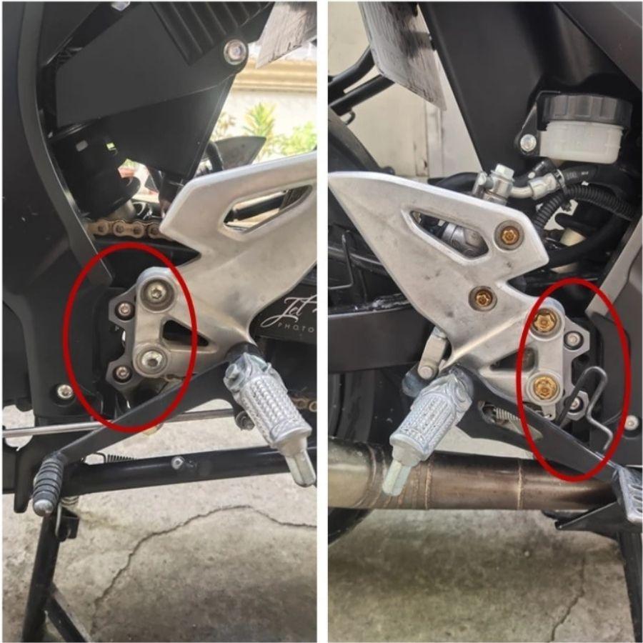GSX-R125/150 S125/150 セットバックプレート ステップアッププレート 