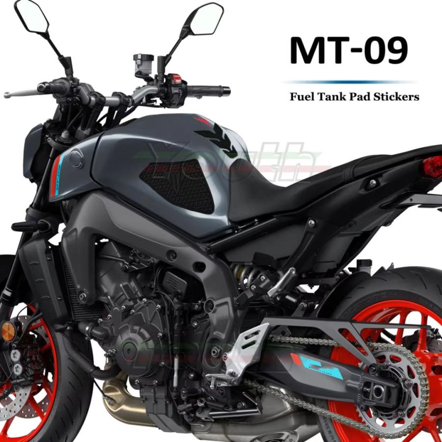 MT-09 タンクパッド ニーグリップパッド サイドタンクパッド サイド