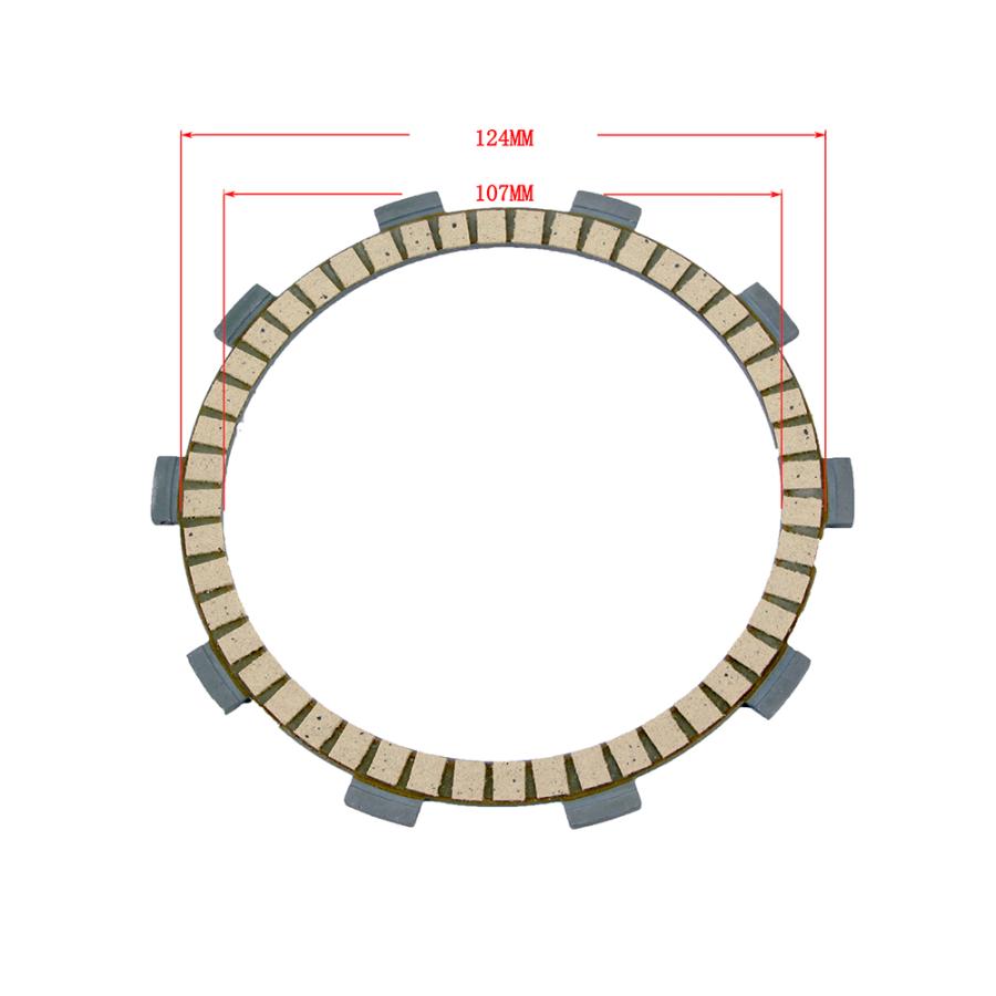 専用　カワサキ KH400 クラッチディスク、プレート、ガスケット 14点 カワサキ KH400 クラッチディスク、プレート、カバーガスケット14点