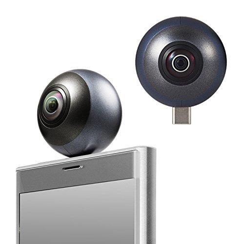 送料無料 新品 360度カメラ エレコム エレコム スマホ直挿しタイプ Ocam ブラック 全天球カメラ オムニショットミニ 静止画 動画 2 5k Vr アクションカメラ ウェアラブルカメラ Healthwithhomeo Com