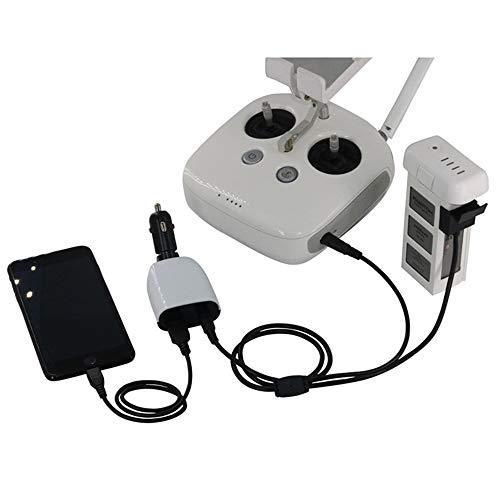 国内在庫 カメラ Kiowon Kiowon Dji Phantom 3シリーズ対応 車用 充電器 バッテリー充電ハブ 予備バッテリー 送信機 スマホ タブレット 同時 Ism Com Ge