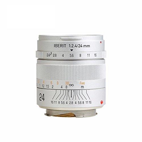 【在庫あり/即出荷可】 単焦点レンズ KIPON IBERIT シルバー) Silver(つや消し Frosted Mレンズ Leica for 2.4レンズ / f (イベリット)?24mm 交換レンズ