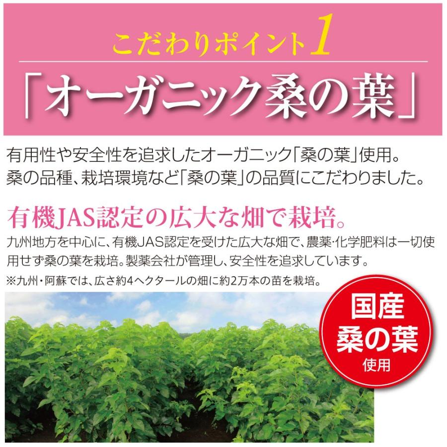 有機くわ青汁すらり 30包 有機JAS認定 単品 国産桑の葉使用 大麦若葉