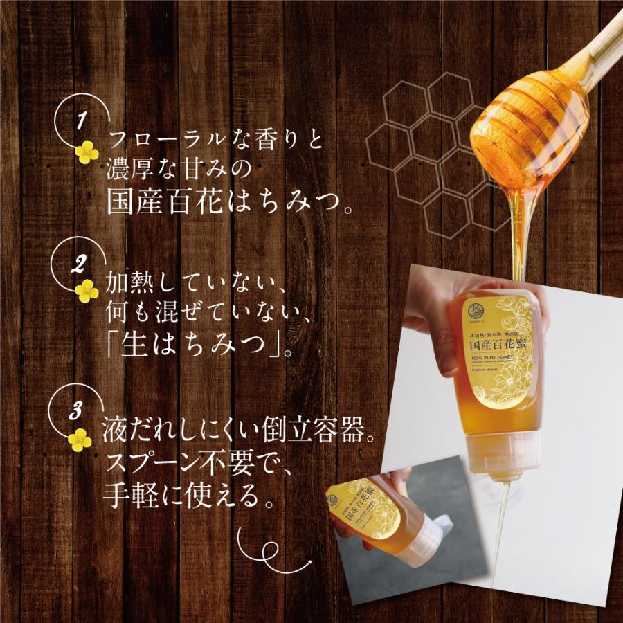 HONEY.K 国産百花生蜂蜜 300g 単品 新登場 100％純国産生はちみつ 非