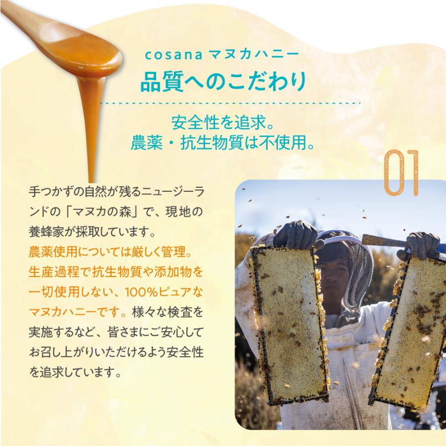 期間限定特価 コサナ マヌカハニー MGO400+ 250g 単品 送料無料 国内
