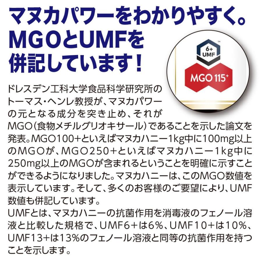マヌカハニー MGO573+ 旧MGO550+ UMF16+ 500g 送料無料 正規輸入品 はちみつ 富永貿易の画像