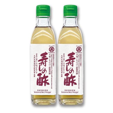 丸正酢醸造元 古来上寿し酢 300ml 2本組 こめ酢 北海道利尻根昆布使用
