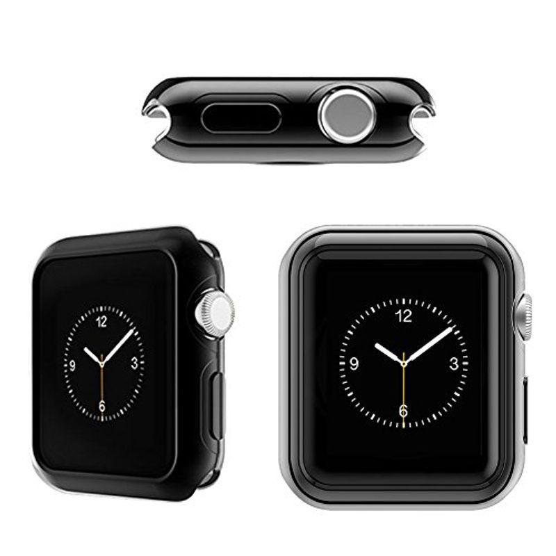 送料0円 Vicstar Apple Watch Series 4 44mm ケース カバー TPU保護 ソフト シリコンケース 薄型 衝撃吸収 耐衝