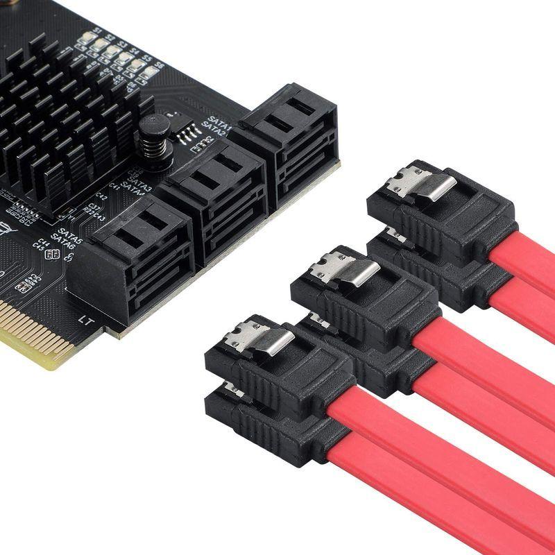 限定版 MZHOU PCI アダプターコンバーターカード - シリアルCOMインターフェース 1X - 6ポート拡張カード SATAカード PCIe  MIDIインターフェース - www.meyer.be