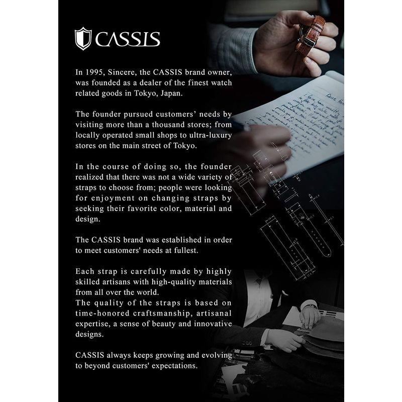 CASSISカシス コードバン 時計ベルト CORDOVAN コードバン 20mm