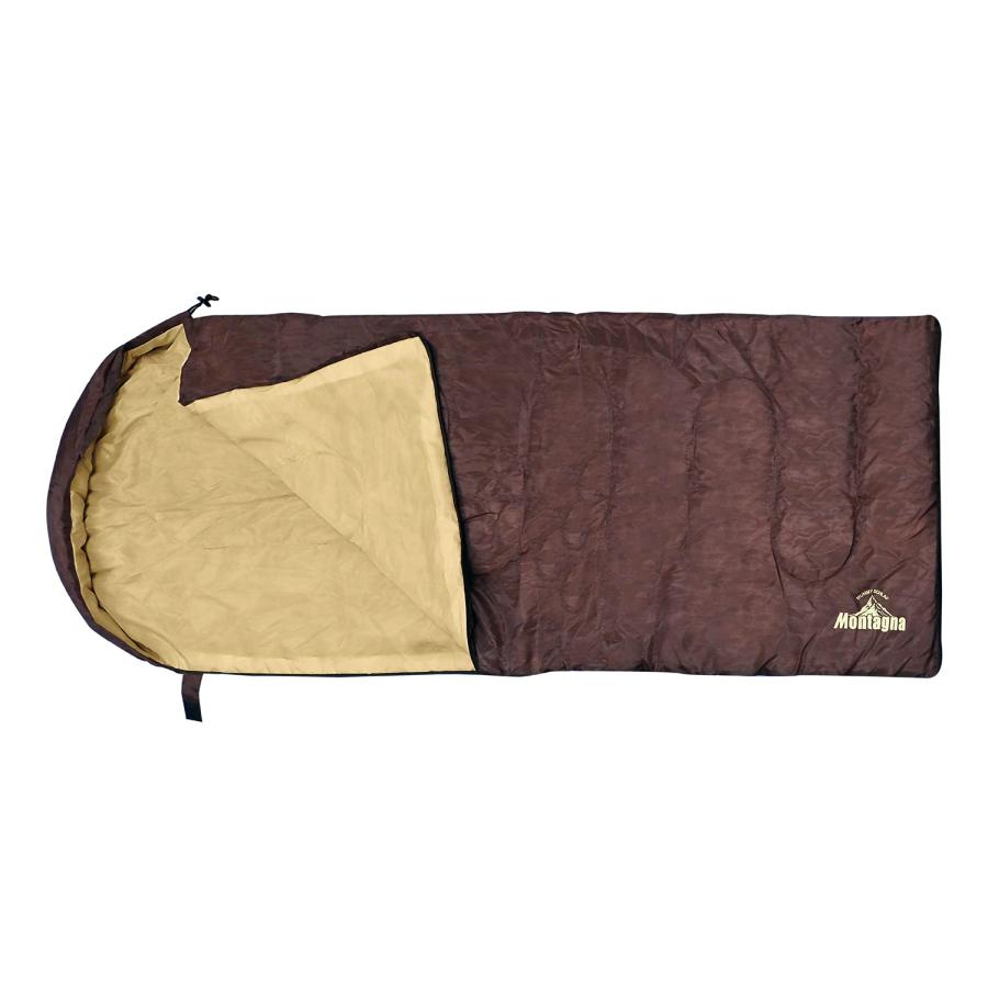 ダウンシュラフ 秋冬春用 寝袋 マミー型 アウトドア キャンプ 登山 車中泊 HAC 【在庫限り】マミーシュラフ ブラウン 寝袋 シュラフ