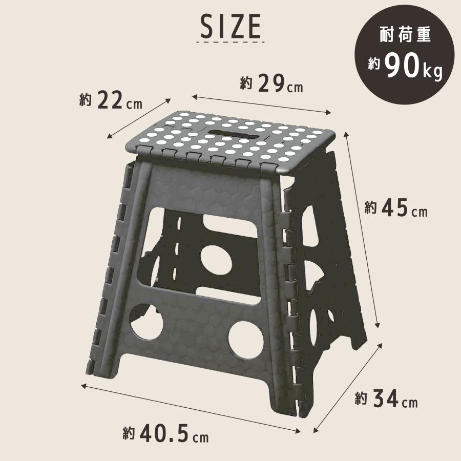 スツール 椅子 踏み台 キューブ型 多機能 ブラック 黒 耐久性 足置き 折りたたみ アウトドアチェア Structure Folding Stool