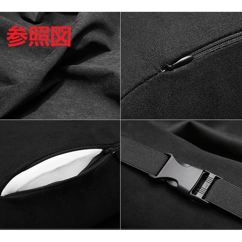 メルセデス ベンツ ブラック 車用セット ネックパッド1個+腰クッション