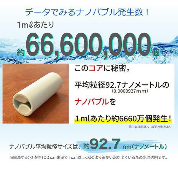 ナノバブル発生キット シャワーヘッド用 ND-NBSH 日本電興 洗浄力・節水 日本電興 ND-NBSH ナノバブル発生キット シャワーヘッド用 ナノバブル