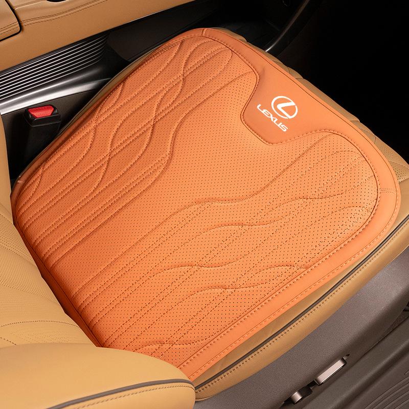 レクサス LEXUS オレンジ シートクッション 車用 シートカバー ナッパ