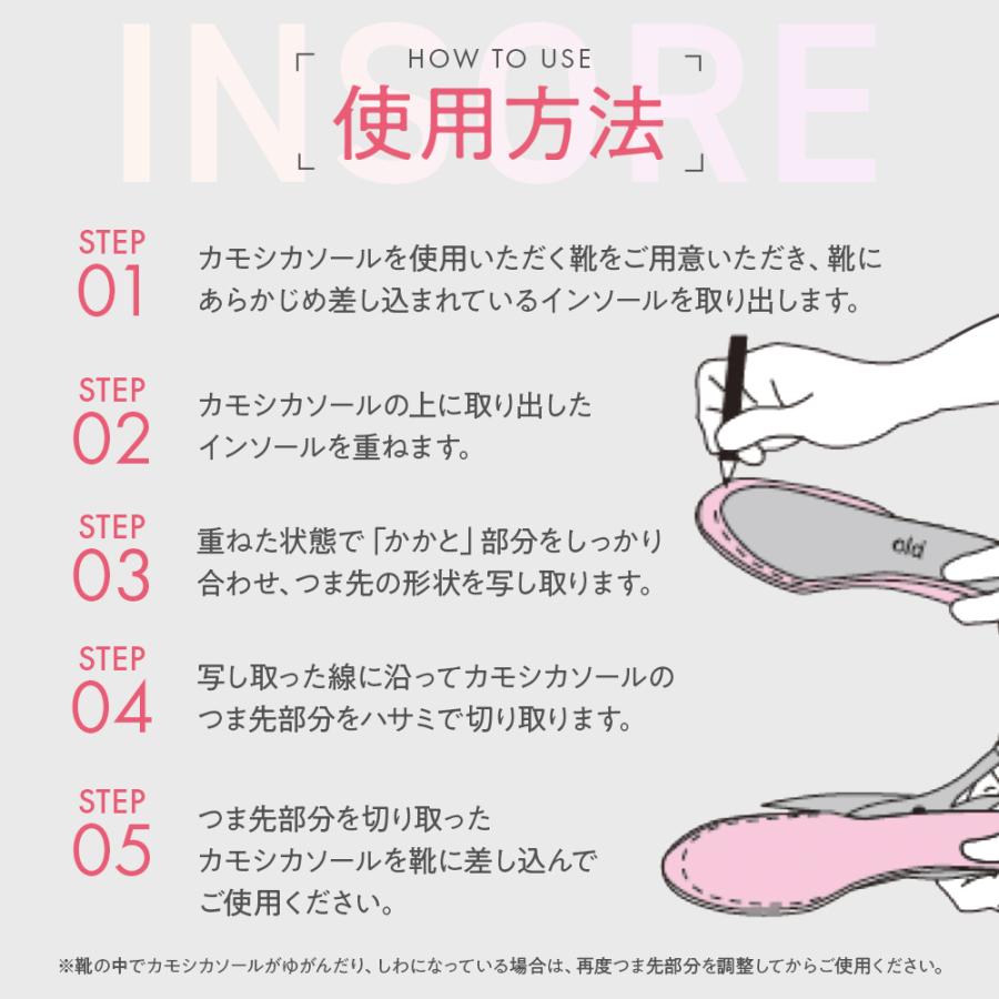 カモシカソール インソール ダイエット 中敷き 特許技術 姿勢矯正 美脚