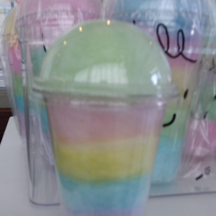 レインボーわたあめ20オンスLLカップ3個セット : プリエールストア