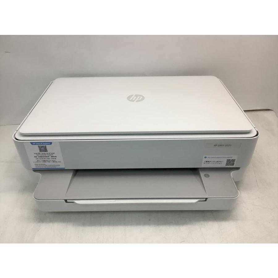 HP プリンター A4インクジェット複合機 ENVY 6020 ホワイト スマホ印刷