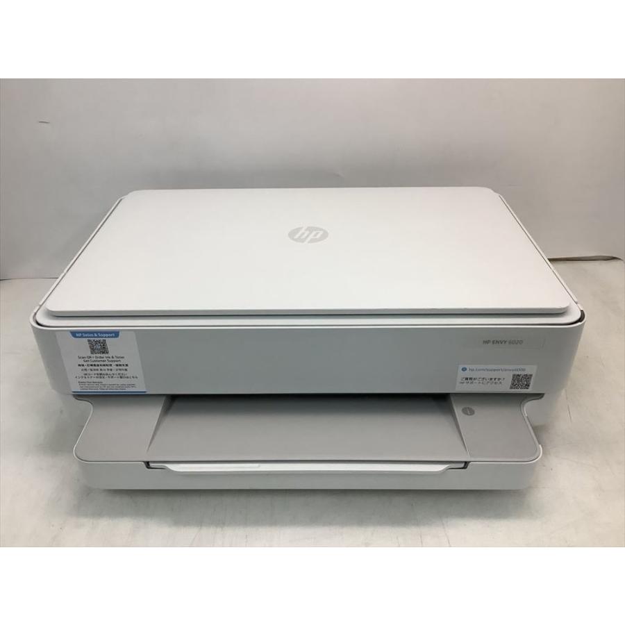 HP プリンター A4インクジェット複合機 ENVY 6020 ホワイト スマホ印刷