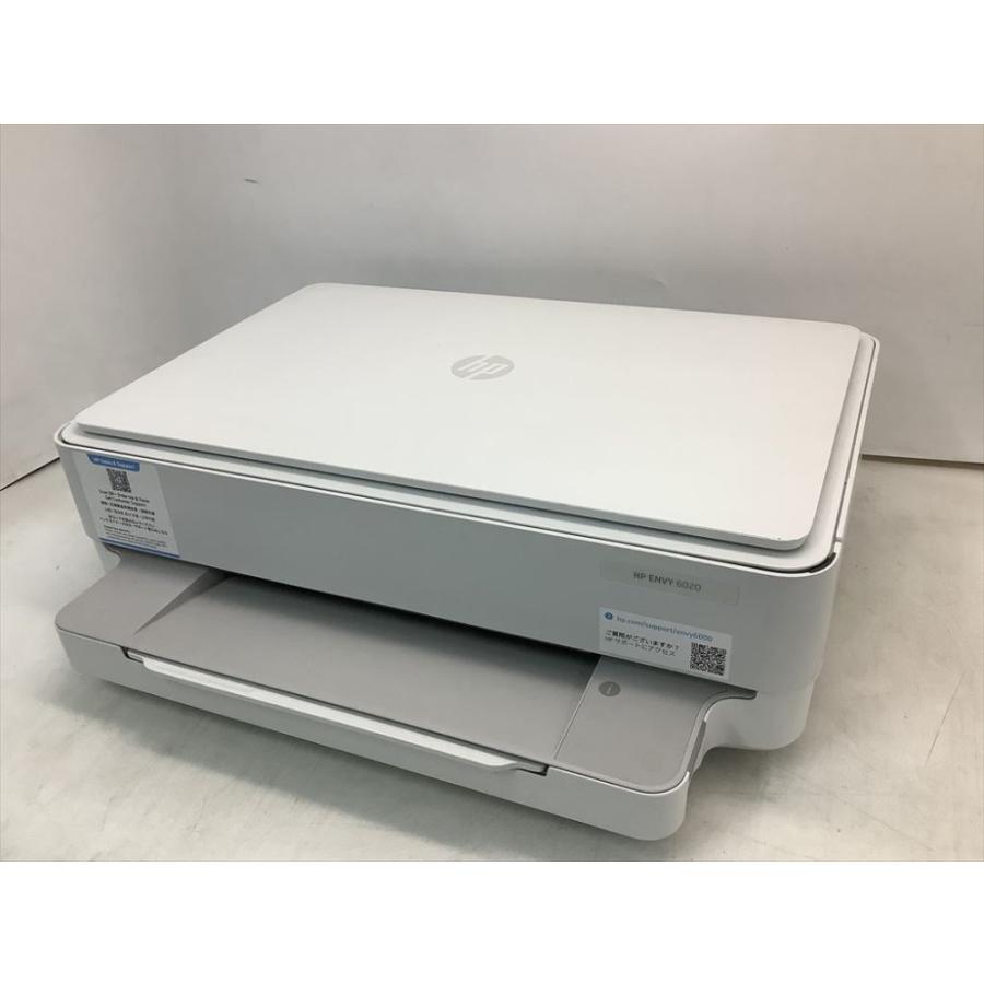 HP プリンター A4インクジェット複合機 ENVY 6020 ホワイト スマホ印刷