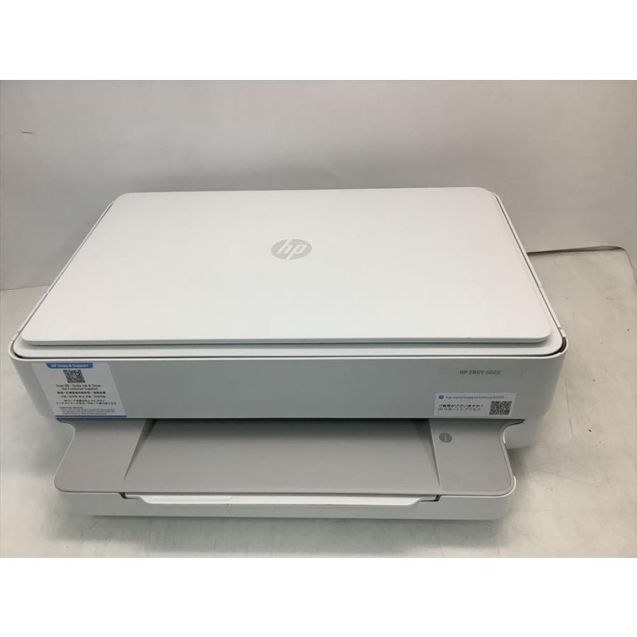 HP プリンター A4インクジェット複合機 ENVY 6020 ホワイト スマホ印刷