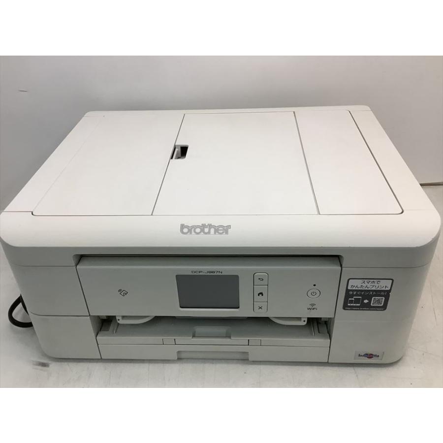美品☆ブラザー プリンター A4インクジェット複合機 DCP-J987N-W (ホワイト/Wi-Fi対応/ADF/自動両面印刷/スマホ・タブレット接続 brother ブラザー プリンター A4インクジェット複合機 DCP-J987N-W (ホワイト