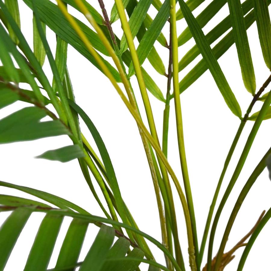 【公式】アレカヤシ スリムプランター H93cm 観葉植物 フェイクグリーン  | GREENPARK 人工観葉植物 造花 おしゃれ リアルの画像
