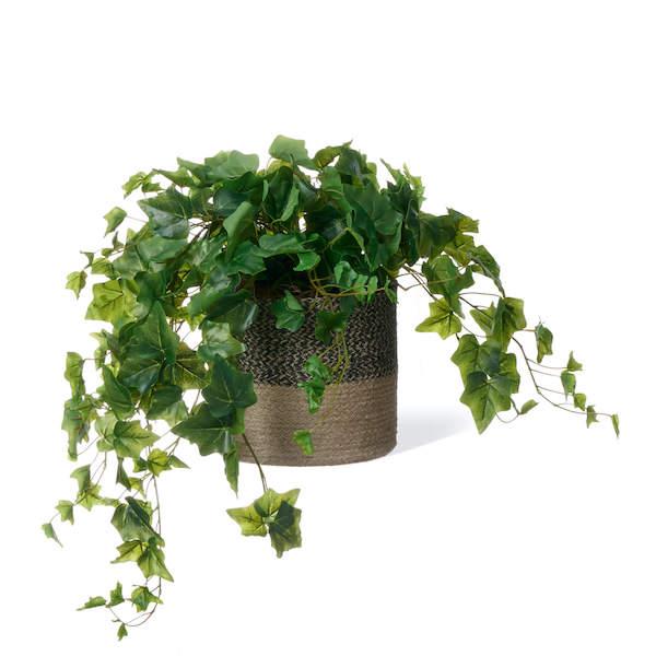 【公式】アイビー ジュートポット H42cm 観葉植物 フェイクグリーン  | GREENPARK 人工観葉植物 造花 おしゃれ リアルの画像