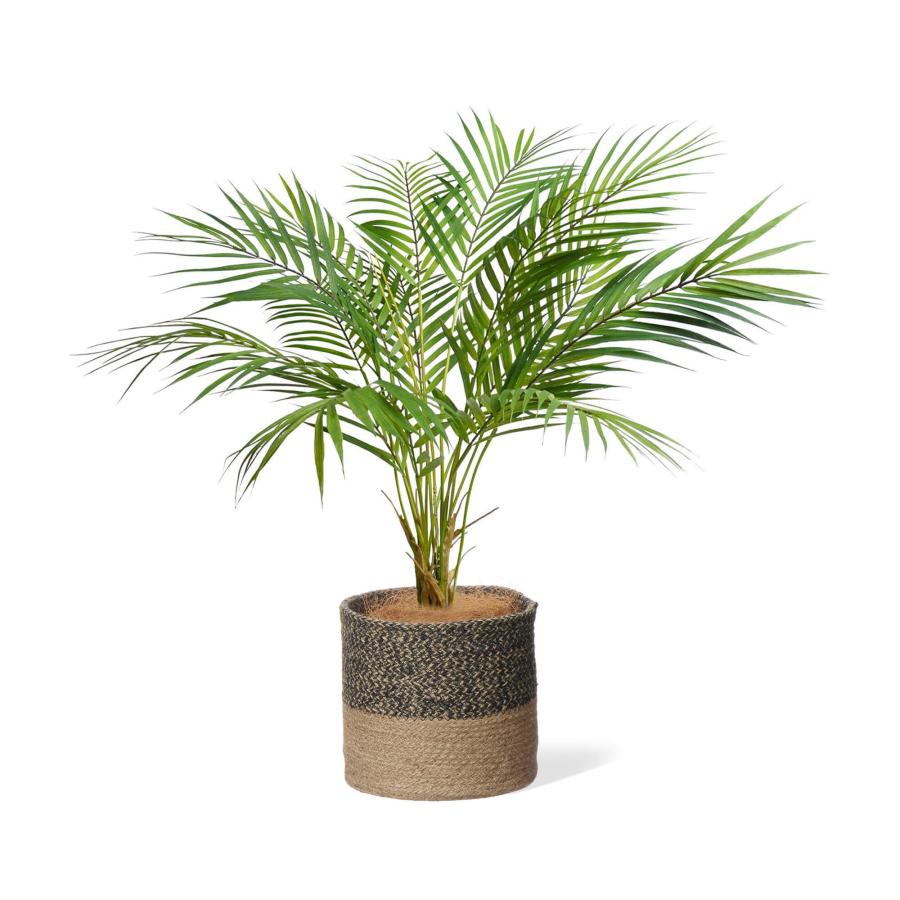 【公式】アレカヤシ ジュートポット H77cm 観葉植物 フェイクグリーン  | GREENPARK 人工観葉植物 造花 おしゃれ リアルの画像