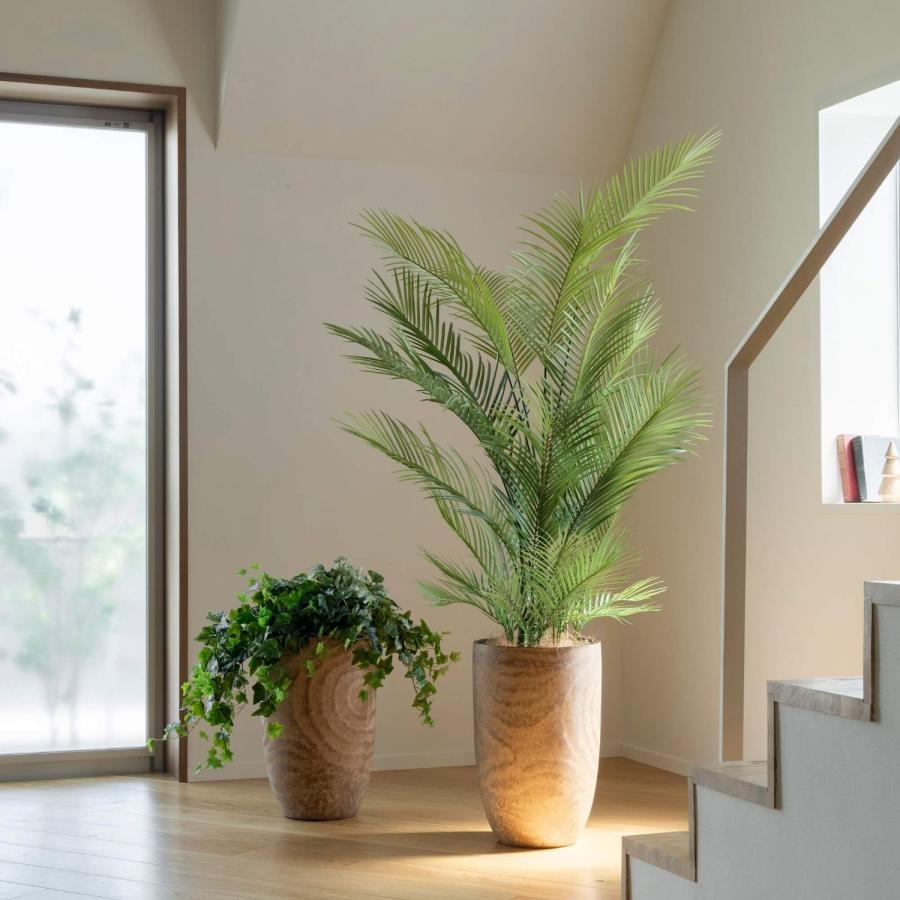 【公式】アレカヤシ ウッドプランター H175cm 観葉植物 フェイクグリーン 【別倉庫直送品】 | GREENPARK 人工観葉植物 造花 おしゃれ リアル_7