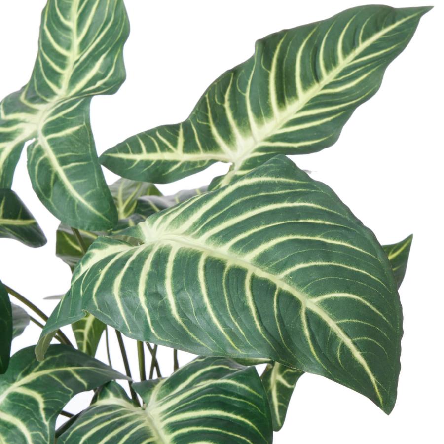 【公式】キサントソーマ オベリスポットH47cm 観葉植物 フェイクグリーン | GREENPARK 人工観葉植物 造花 おしゃれ リアルの画像