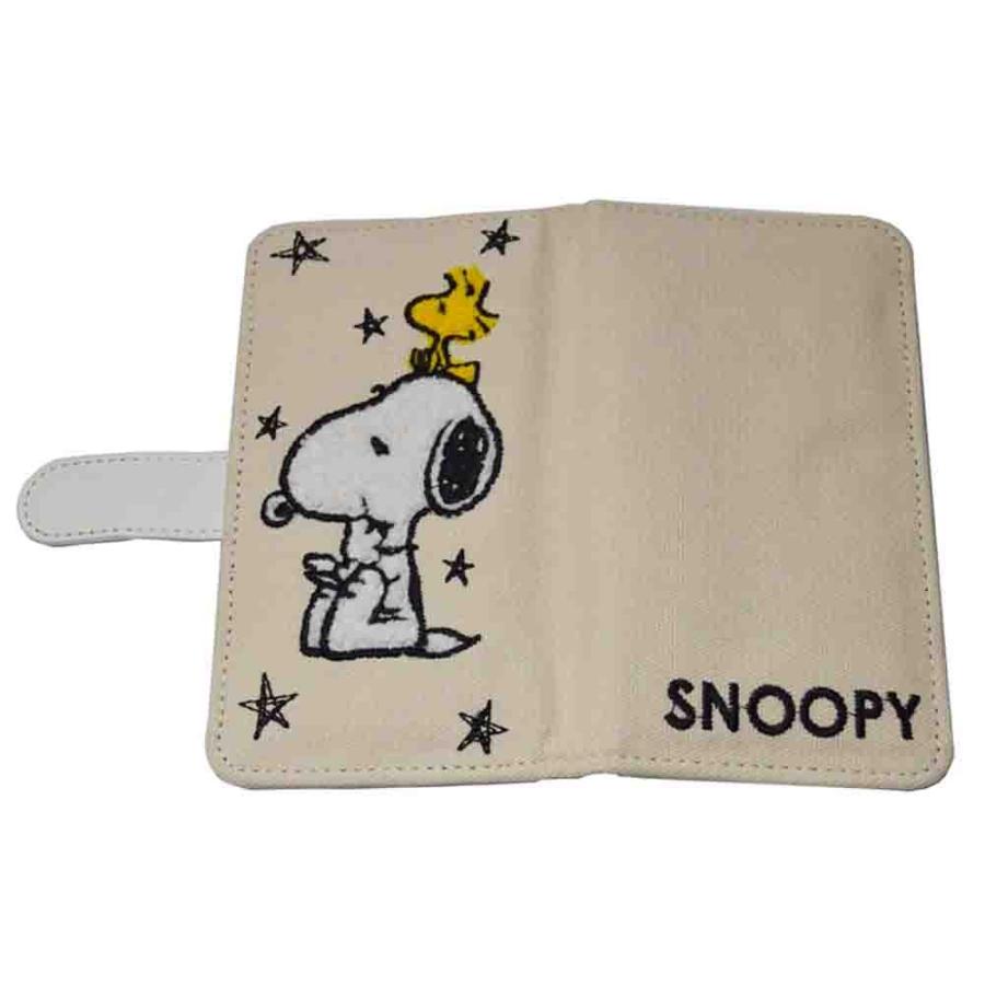 スマホケース 手帳型 かわいい スヌーピー グッズ 全機種対応 ミラー付き キャラクター 雑貨 ホワイト メール便可 さつき商店 通販 Yahoo ショッピング