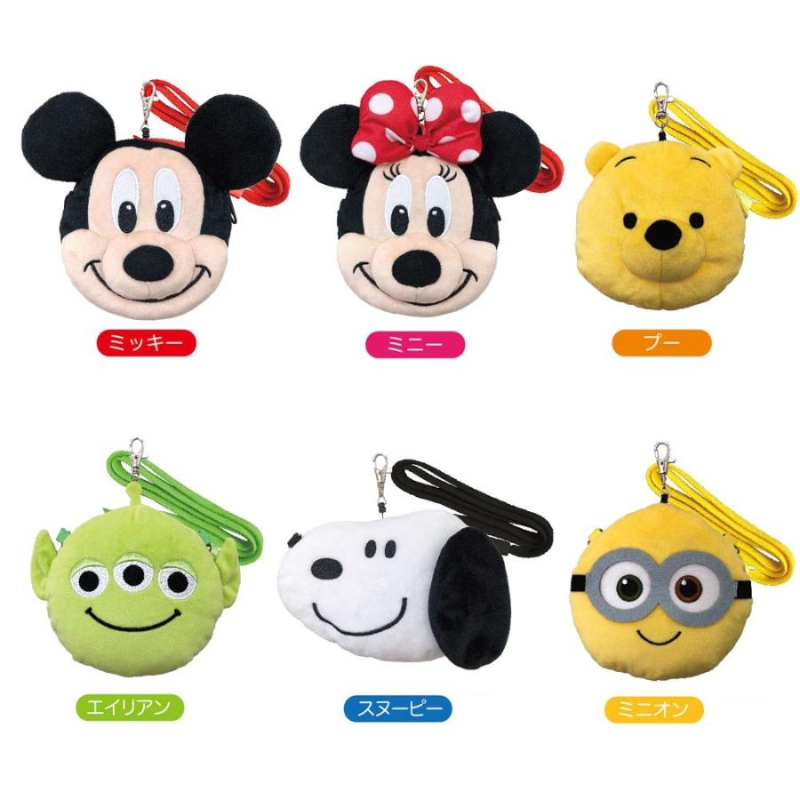 MINIONS（ミニオンズ） 定期入れ リール付き ポーチ 小物入れ かわいい