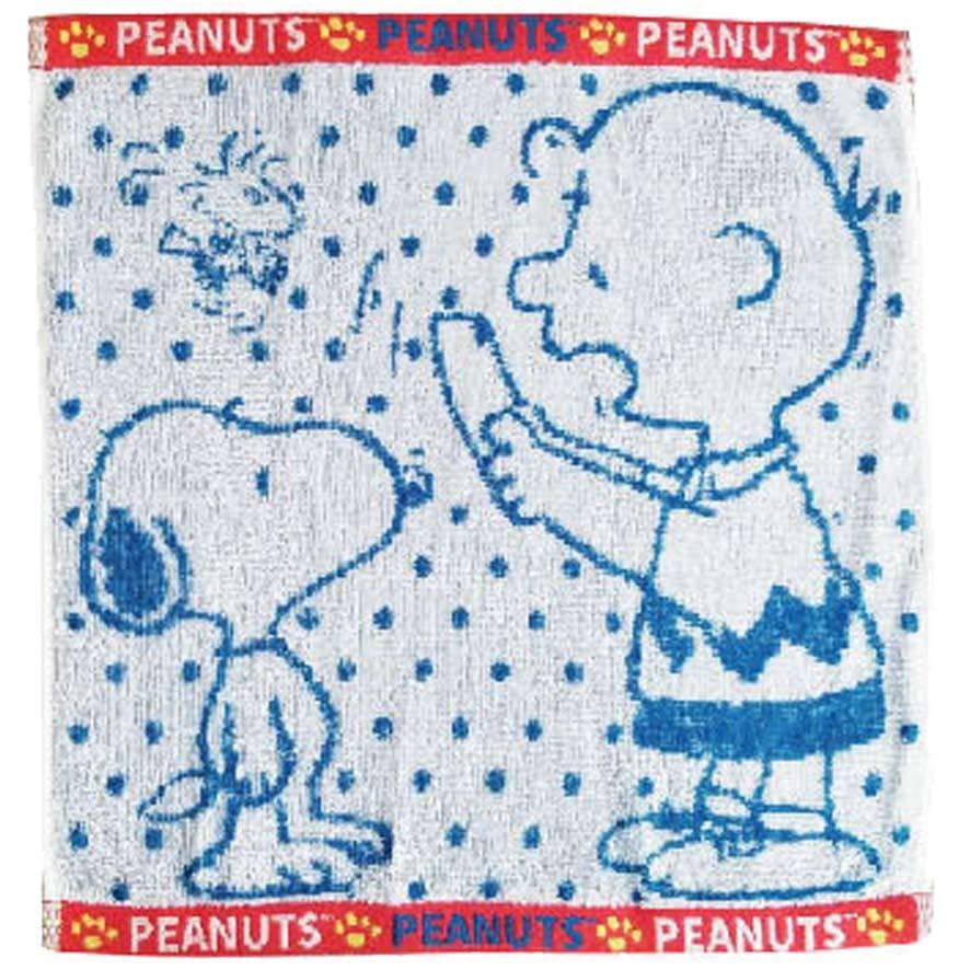 ハンドタオル 安い かわいい スヌーピー グッズ 入園 入学 キャラクター 雑貨 ブルー メール便可 さつき商店 通販 Yahoo ショッピング