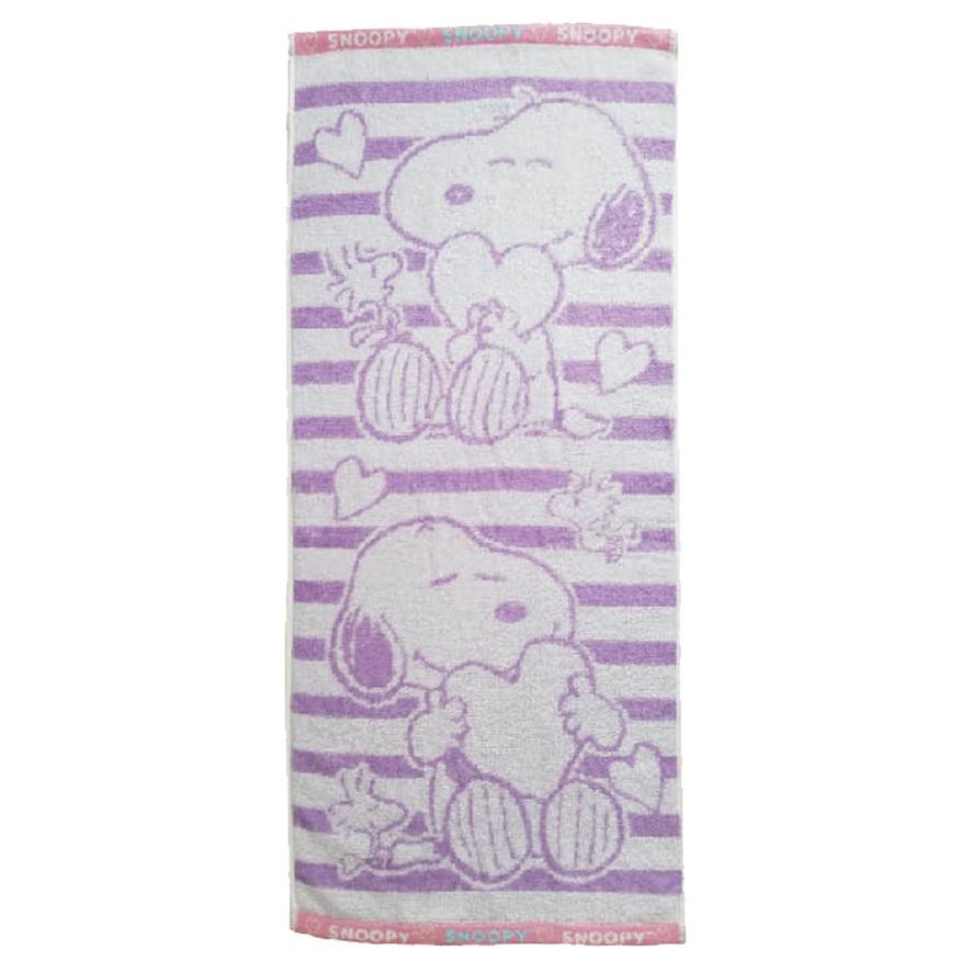 フェイスタオル 安い かわいい ス ヌーピー グッズ 入園 入学 キャ ラクター 雑貨 パープル メール便可 さつき商店 通販 Yahoo ショッピング