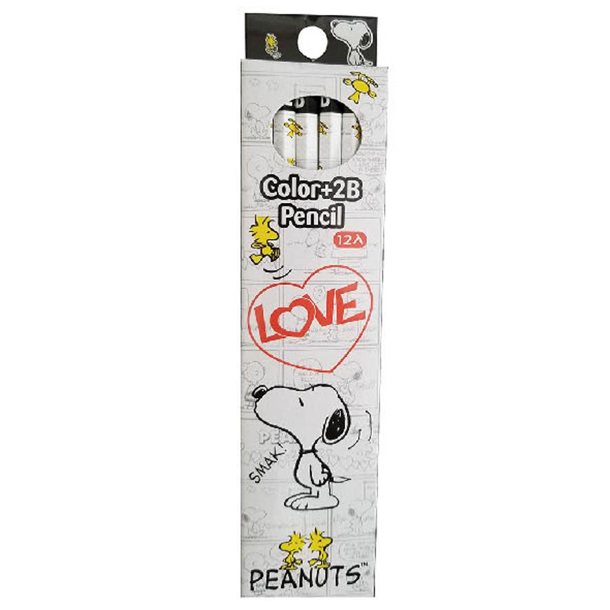 鉛筆 2b 1ダース かわいい スヌーピー グッズ 文具 入学 キャラクター 雑貨 ホワイト メール便可 さつき商店 通販 Yahoo ショッピング
