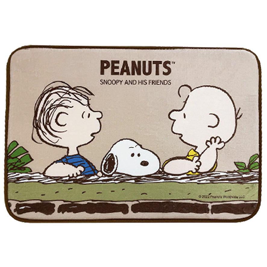 裏面滑り止め付でズレにくい フロアマット かわいい スヌーピー グッズ キャラクター 雑貨 ブラック Sale 87 Off