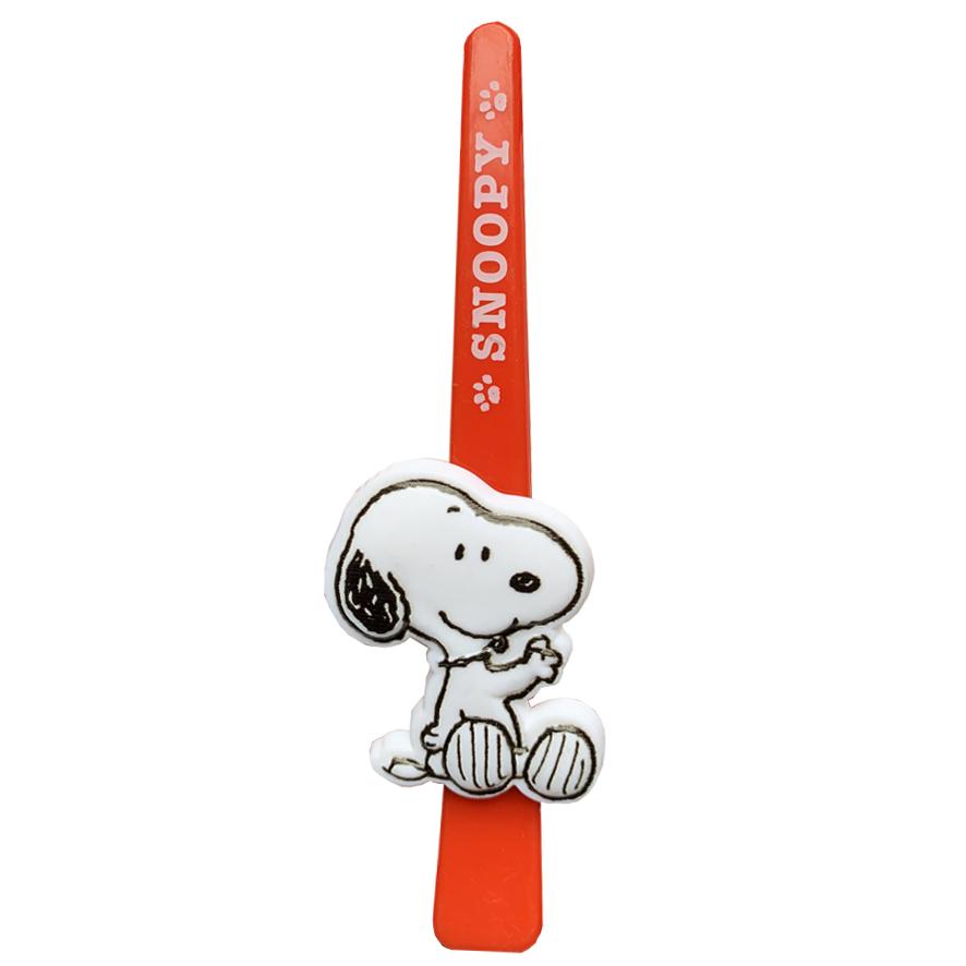 SNOOPY（スヌーピー） ロング ヘアクリップ 跡つかない 子供 かわいい
