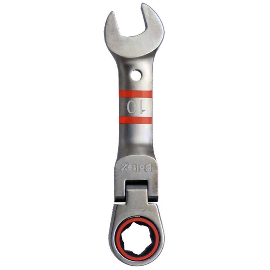 Boltex ボルテックス SAKURA ショートフレキシブルギアレンチ BS-10SF 10mm 72ギア (全長) 97mm (型番:70100220) | ブランド登録なし