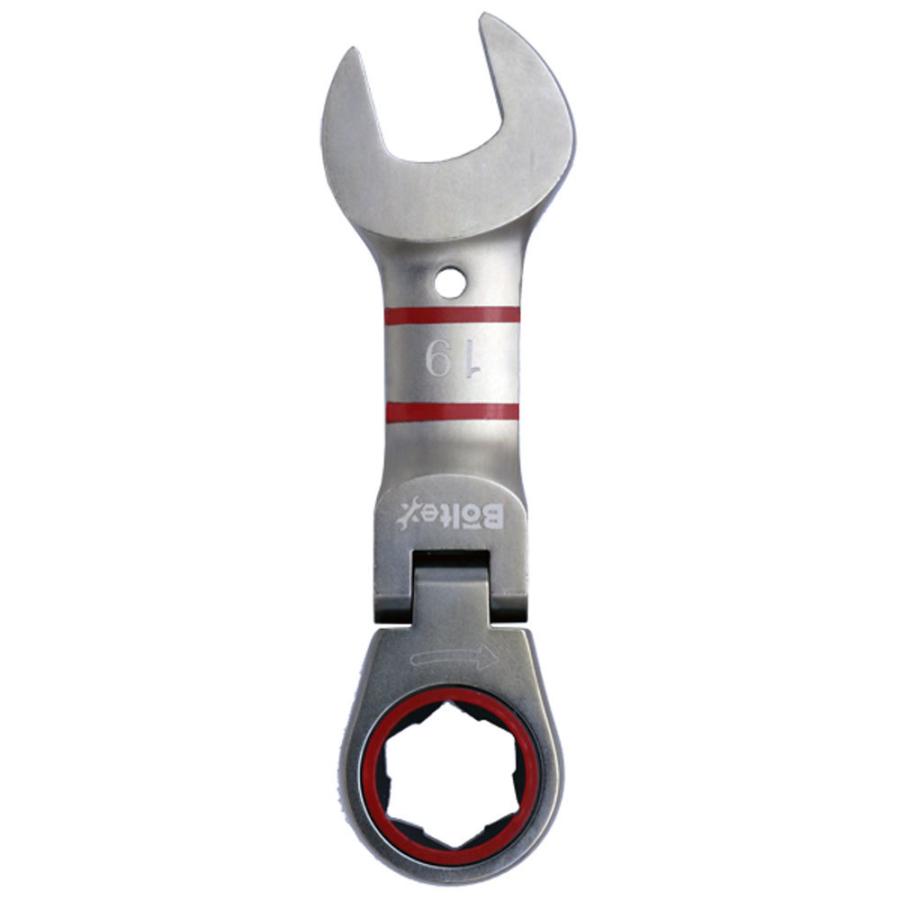Boltex ボルテックス SAKURA ショートフレキシブルギアレンチ BS-19SF 19mm 72ギア (全長) 138mm (型番:70100275) | ブランド登録なし