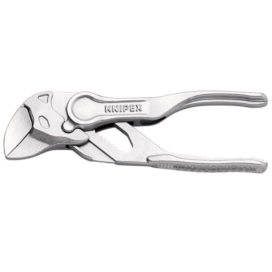 KNIPEX クニペックス プライヤーレンチ XS 8604-100BK 開き幅調整 10段階最大開口幅 21mm 全長 100 (型番:3087298)