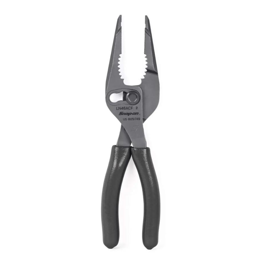 snap on スナップオン 7インチ ロングノーズスリップジョイントプライヤー ダークチタニウム LN46ACFDT   (型番:LN46ACFDT) | Snap-on | 03